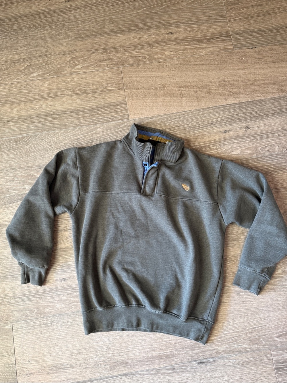 Mack’s Prairie Wings Olive Green Quarter-Zip Pullover